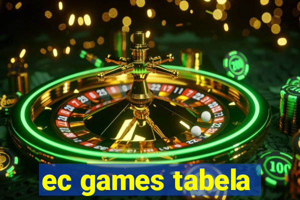 ec games tabela